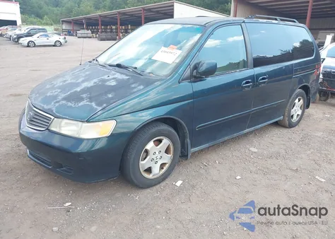 1999 Honda Odyssey Ex из США, поврежденный, VIN 2HKRL1868XH519775